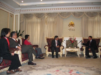Head of US Officers Delegation and visiting Tianjing